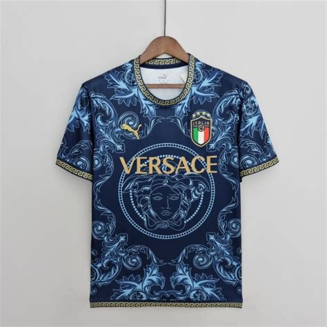 Maillot Italie x Versace Blue 2022/2023 